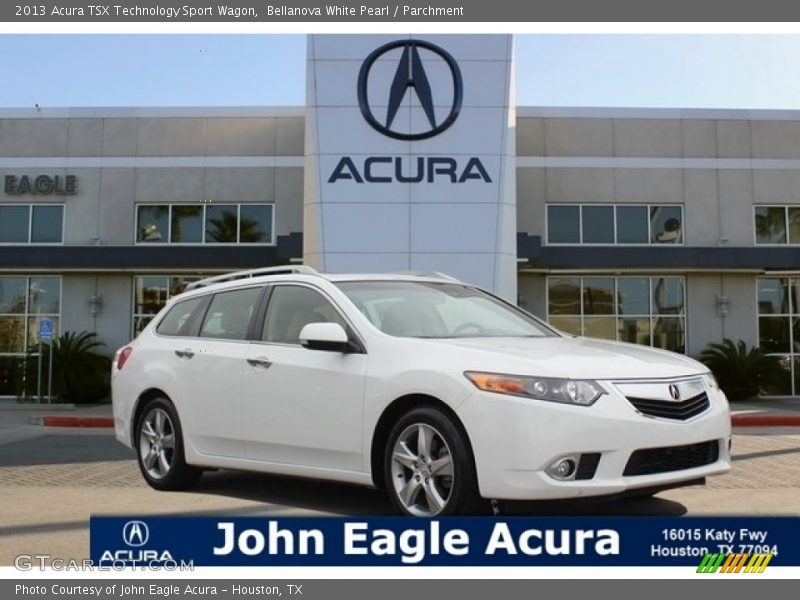 Bellanova White Pearl / Parchment 2013 Acura TSX Technology Sport Wagon