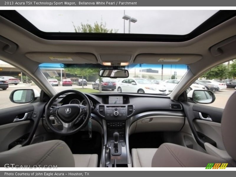  2013 TSX Technology Sport Wagon Parchment Interior