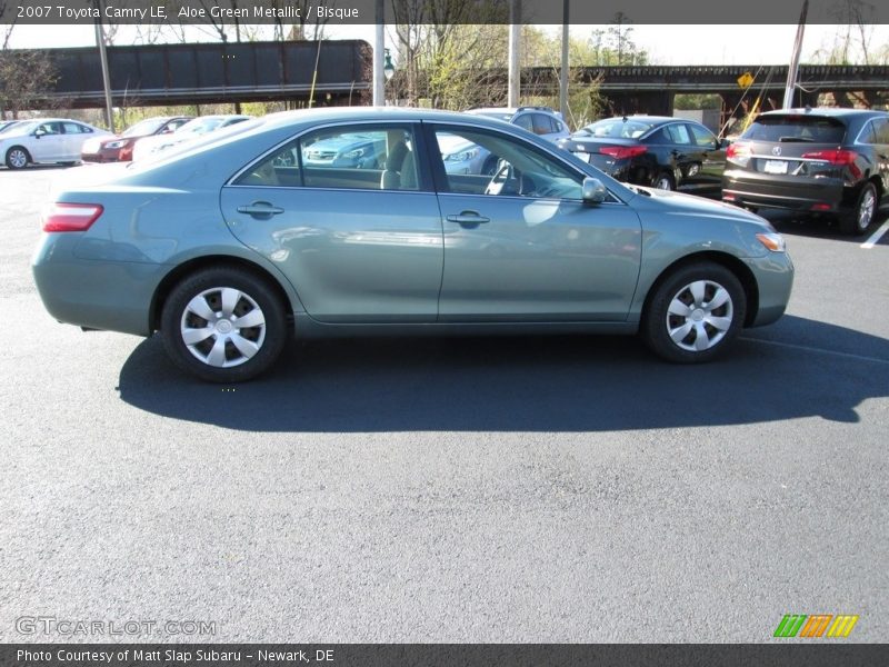 Aloe Green Metallic / Bisque 2007 Toyota Camry LE