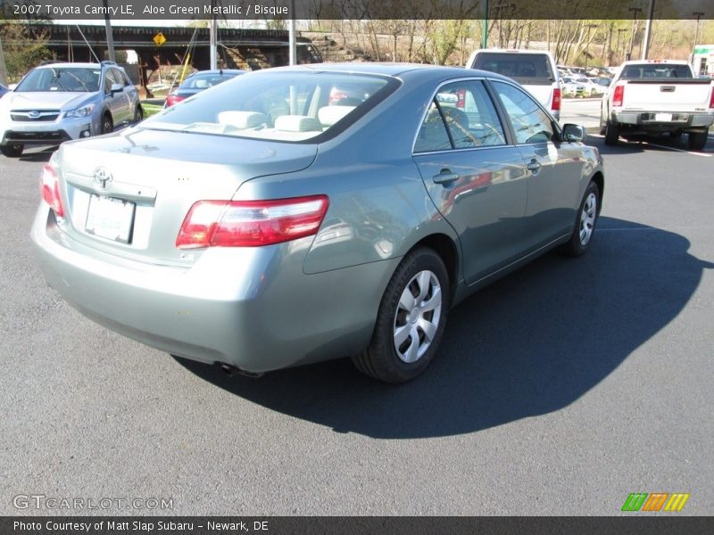 Aloe Green Metallic / Bisque 2007 Toyota Camry LE