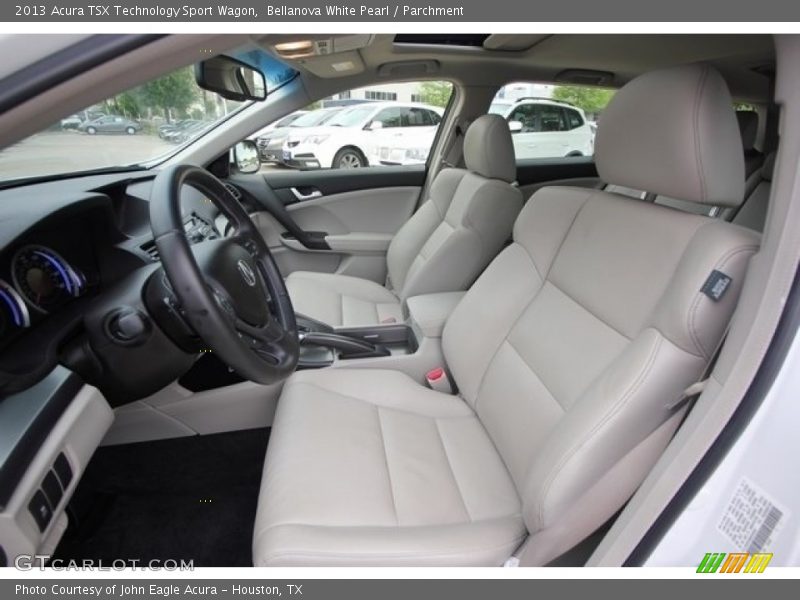Front Seat of 2013 TSX Technology Sport Wagon