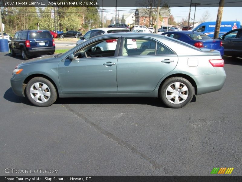Aloe Green Metallic / Bisque 2007 Toyota Camry LE