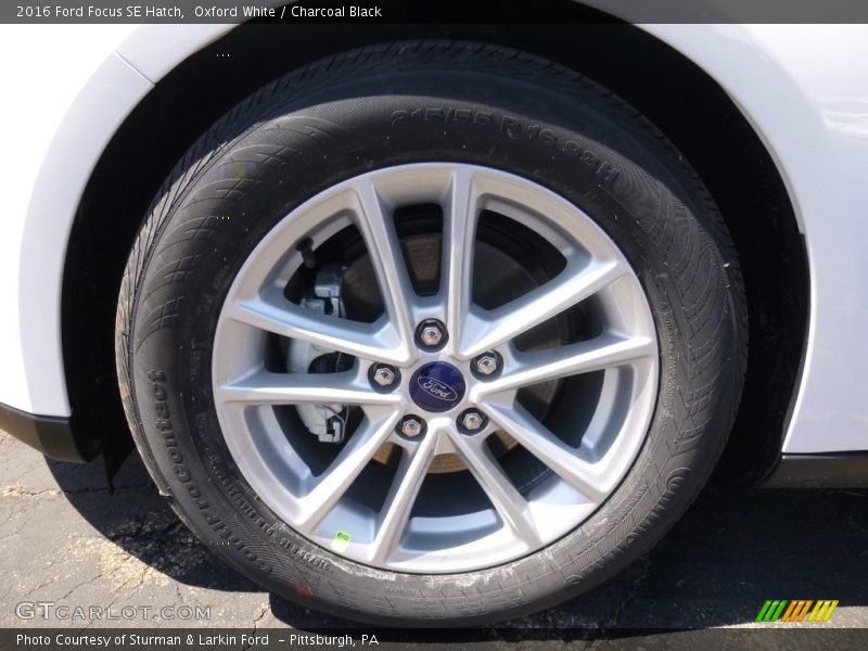 Oxford White / Charcoal Black 2016 Ford Focus SE Hatch