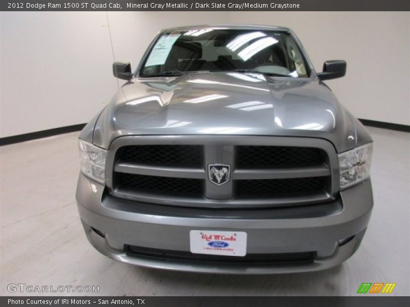 Mineral Gray Metallic / Dark Slate Gray/Medium Graystone 2012 Dodge Ram 1500 ST Quad Cab
