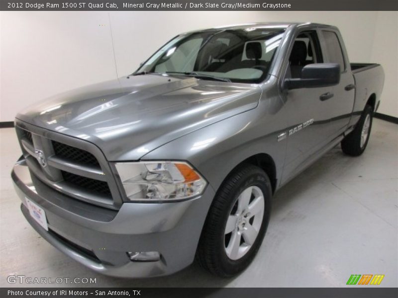 Mineral Gray Metallic / Dark Slate Gray/Medium Graystone 2012 Dodge Ram 1500 ST Quad Cab