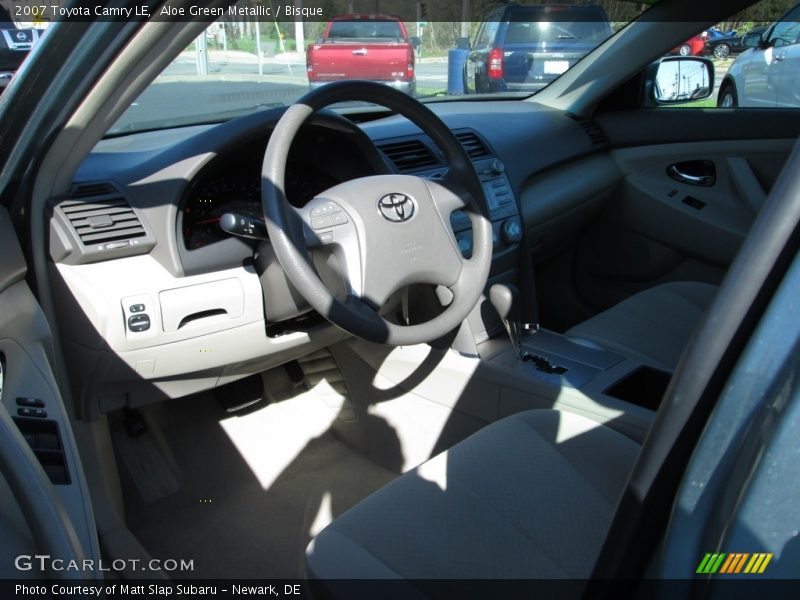Aloe Green Metallic / Bisque 2007 Toyota Camry LE