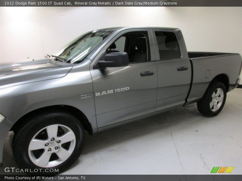 Mineral Gray Metallic / Dark Slate Gray/Medium Graystone 2012 Dodge Ram 1500 ST Quad Cab