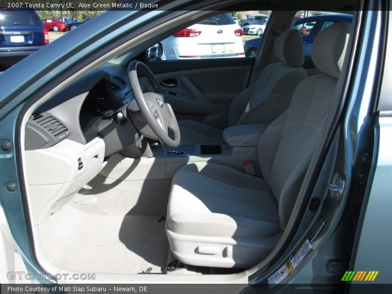 Aloe Green Metallic / Bisque 2007 Toyota Camry LE