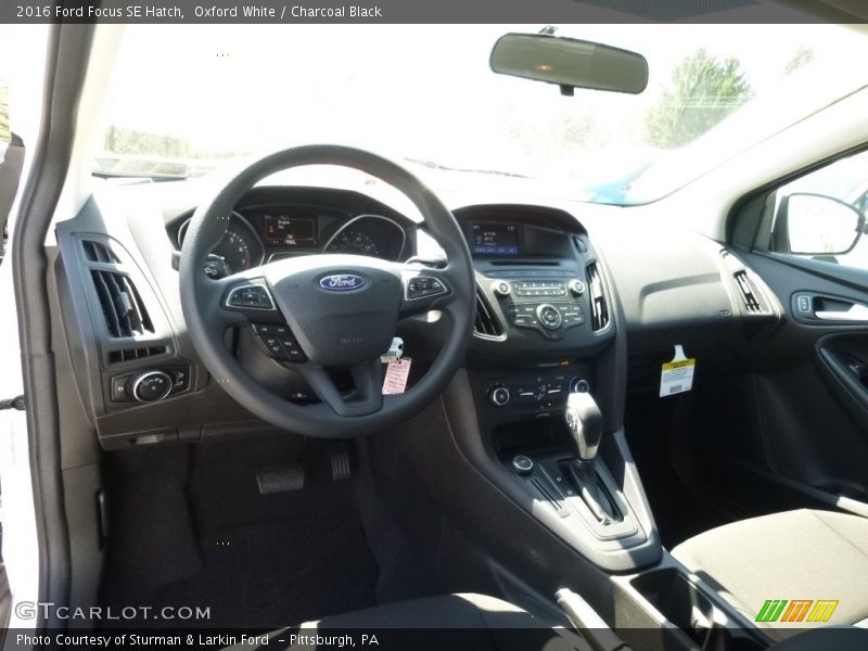 Oxford White / Charcoal Black 2016 Ford Focus SE Hatch