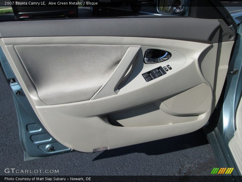 Aloe Green Metallic / Bisque 2007 Toyota Camry LE