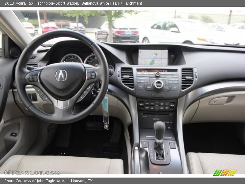 Controls of 2013 TSX Technology Sport Wagon
