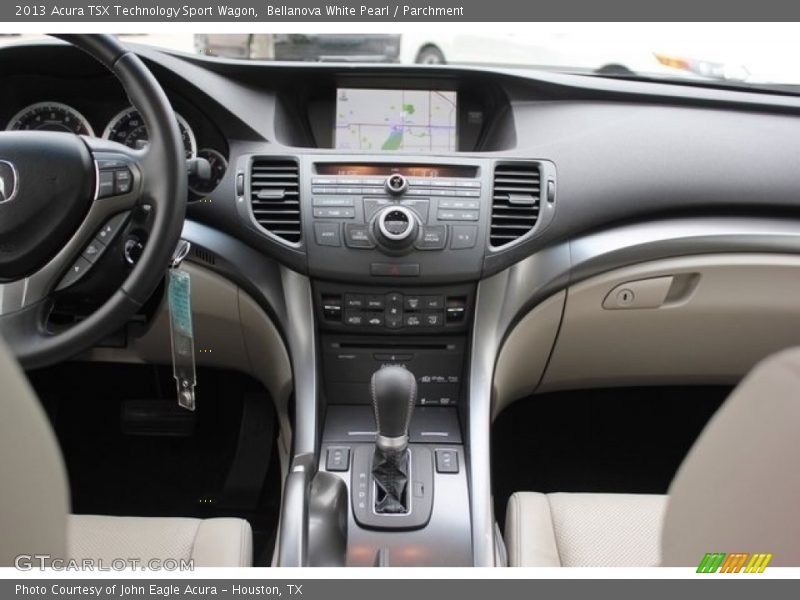 Dashboard of 2013 TSX Technology Sport Wagon