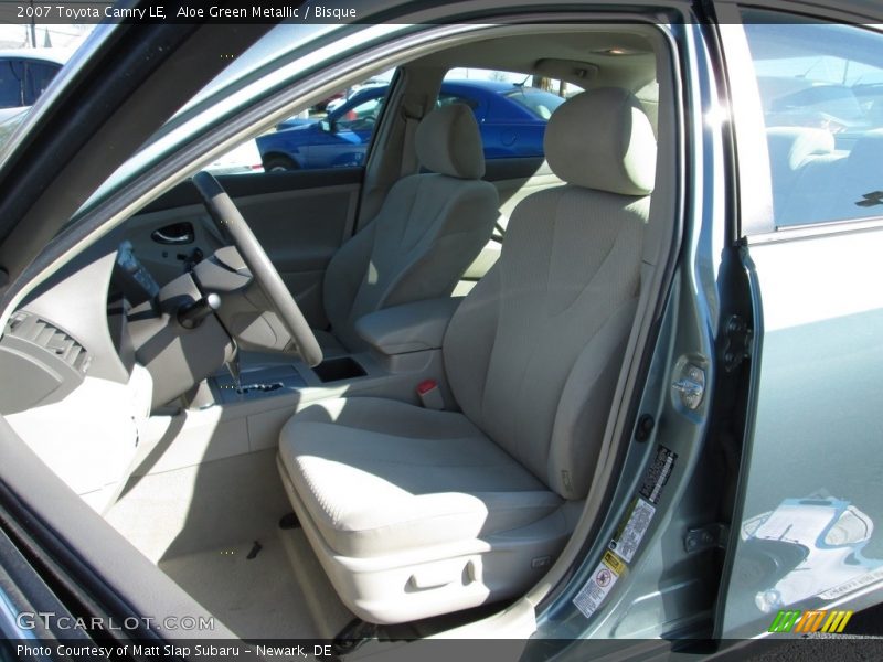 Aloe Green Metallic / Bisque 2007 Toyota Camry LE