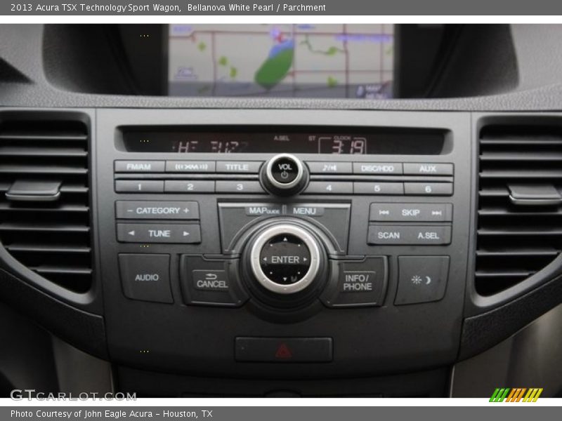 Controls of 2013 TSX Technology Sport Wagon