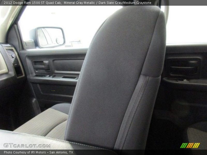 Mineral Gray Metallic / Dark Slate Gray/Medium Graystone 2012 Dodge Ram 1500 ST Quad Cab