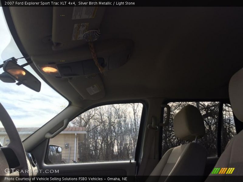 Silver Birch Metallic / Light Stone 2007 Ford Explorer Sport Trac XLT 4x4