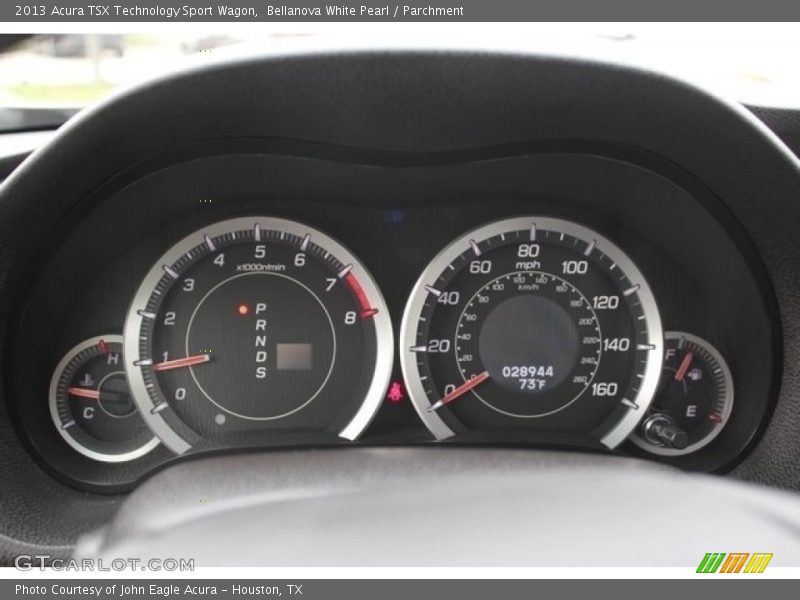  2013 TSX Technology Sport Wagon Technology Sport Wagon Gauges