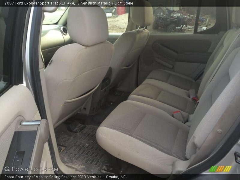 Silver Birch Metallic / Light Stone 2007 Ford Explorer Sport Trac XLT 4x4