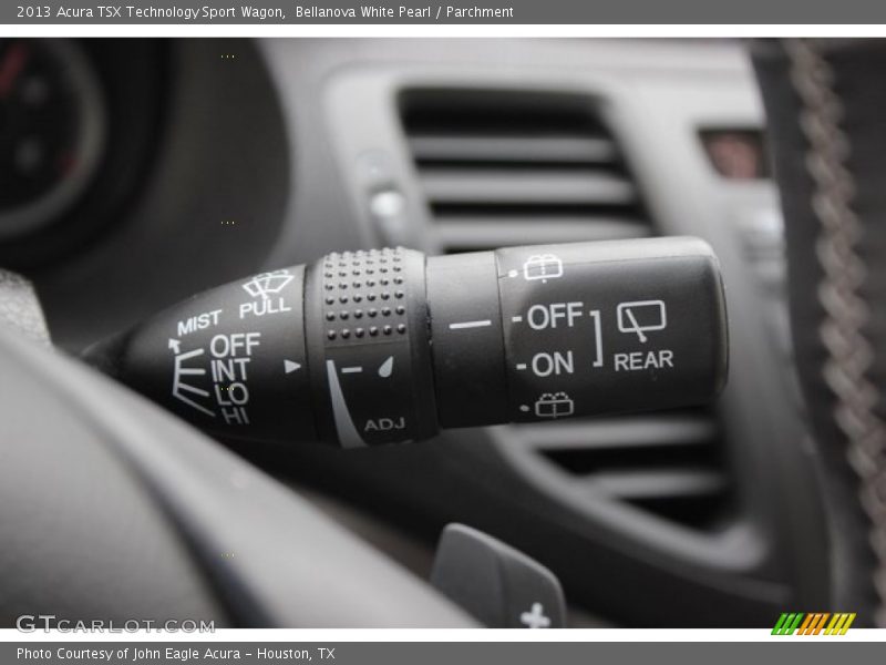 Controls of 2013 TSX Technology Sport Wagon