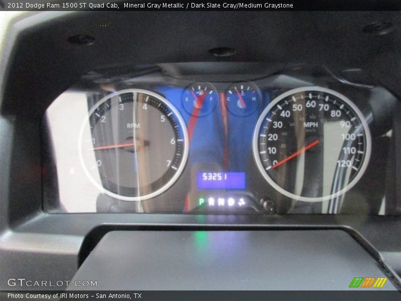 Mineral Gray Metallic / Dark Slate Gray/Medium Graystone 2012 Dodge Ram 1500 ST Quad Cab