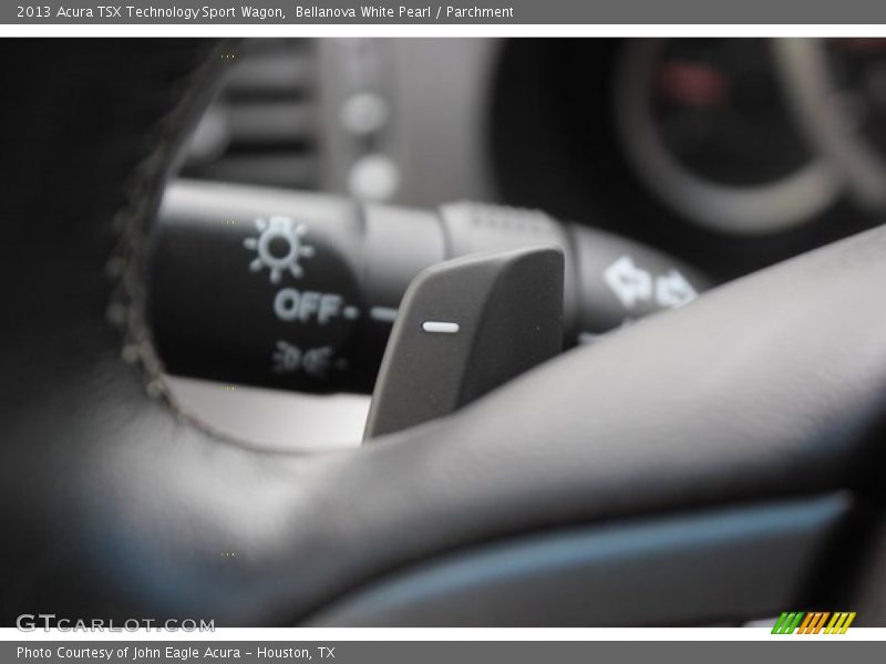 Controls of 2013 TSX Technology Sport Wagon