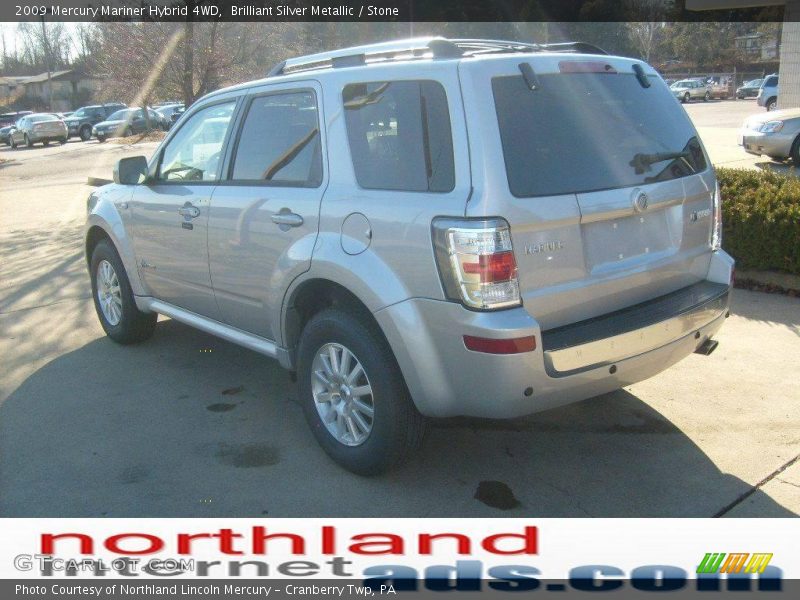 Brilliant Silver Metallic / Stone 2009 Mercury Mariner Hybrid 4WD
