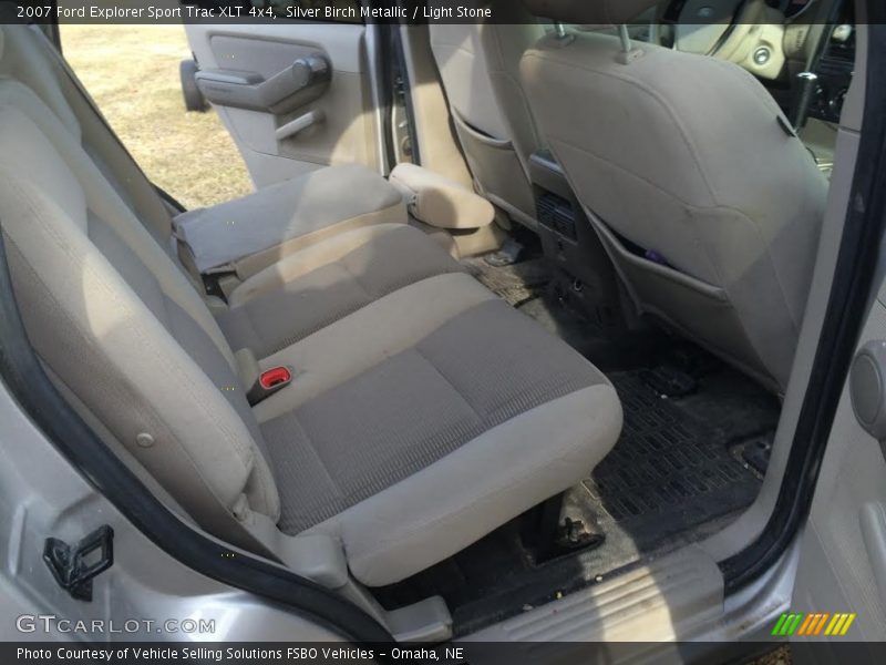Silver Birch Metallic / Light Stone 2007 Ford Explorer Sport Trac XLT 4x4