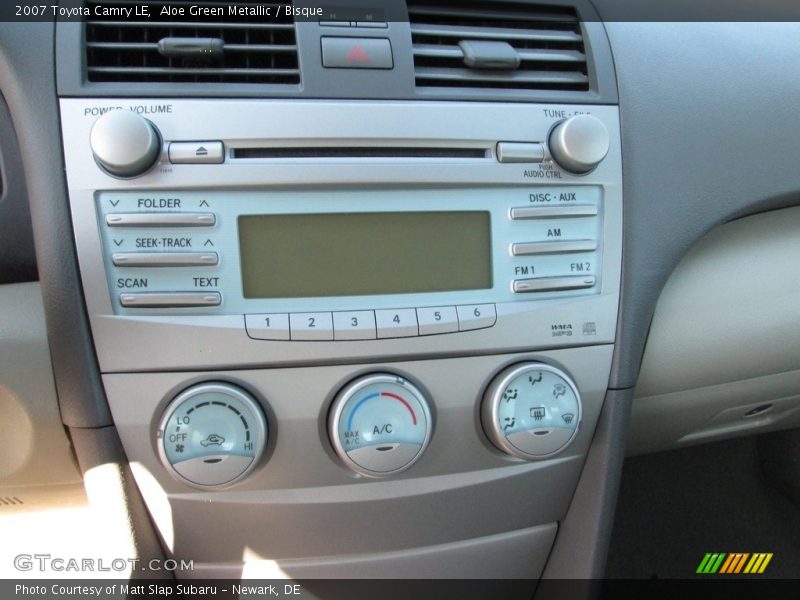 Aloe Green Metallic / Bisque 2007 Toyota Camry LE