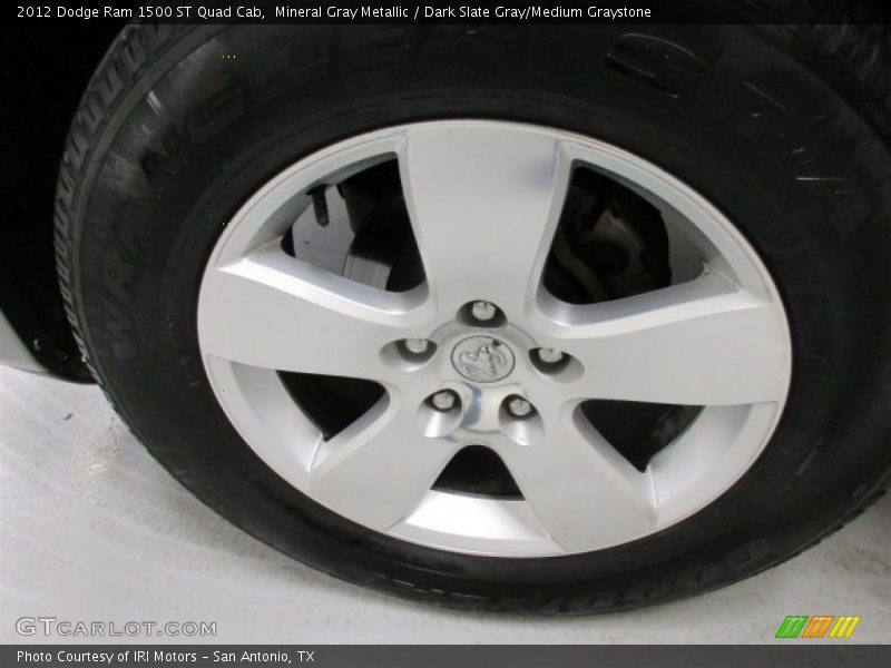 Mineral Gray Metallic / Dark Slate Gray/Medium Graystone 2012 Dodge Ram 1500 ST Quad Cab