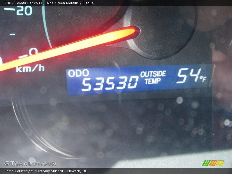 Aloe Green Metallic / Bisque 2007 Toyota Camry LE