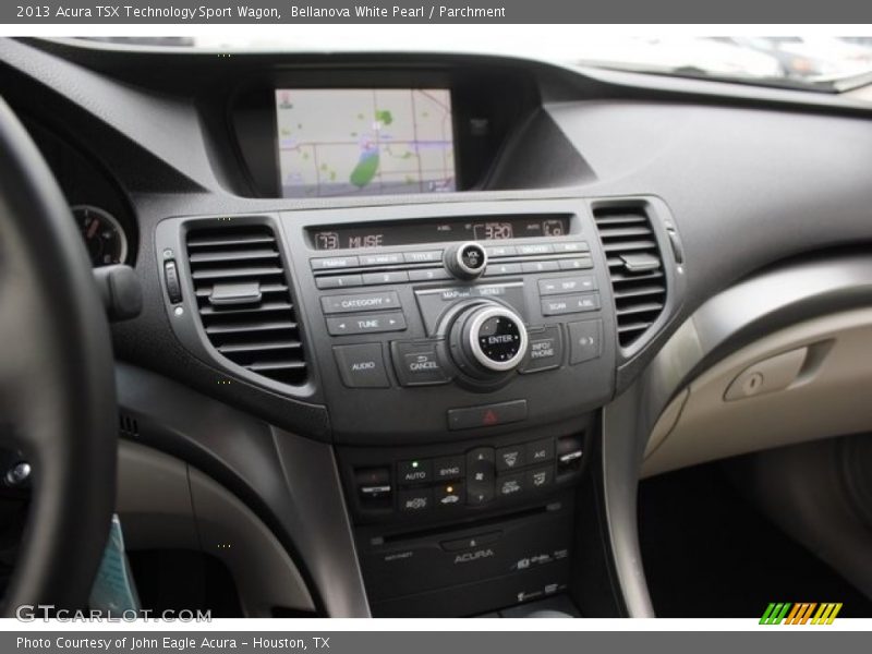 Controls of 2013 TSX Technology Sport Wagon