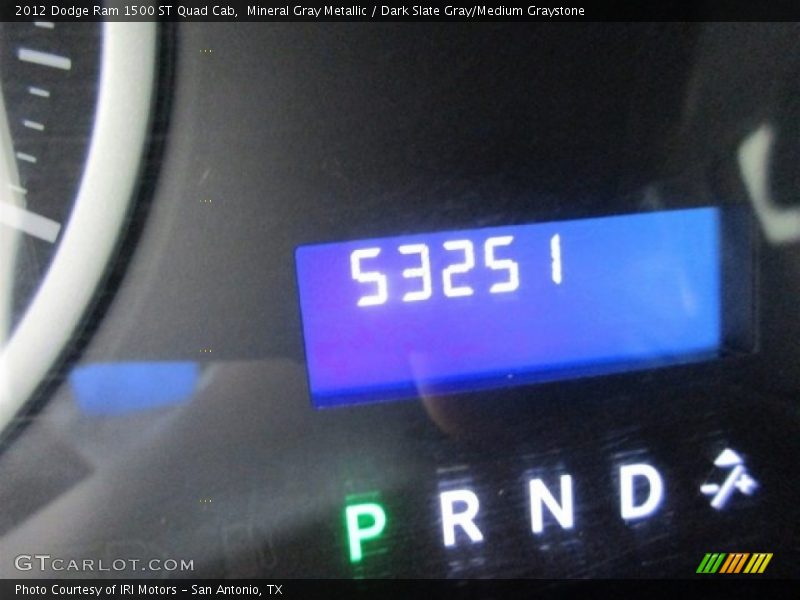 Mineral Gray Metallic / Dark Slate Gray/Medium Graystone 2012 Dodge Ram 1500 ST Quad Cab