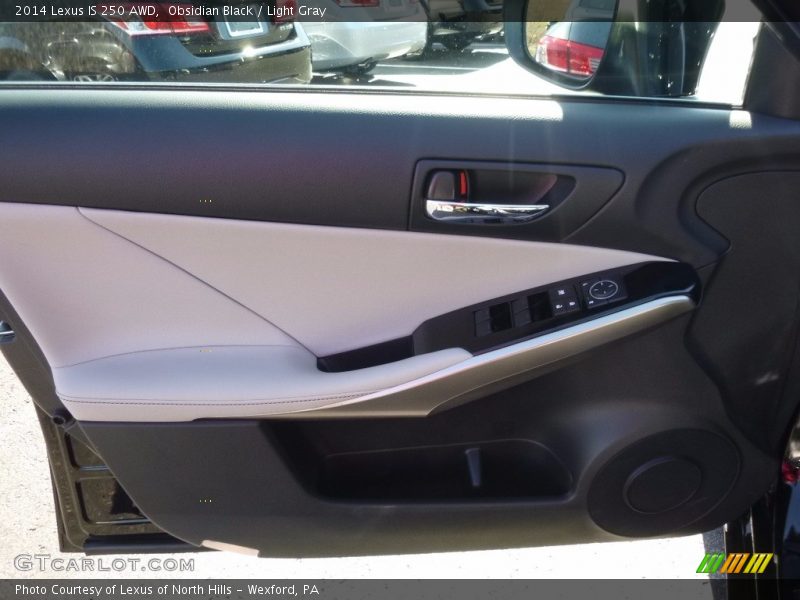 Obsidian Black / Light Gray 2014 Lexus IS 250 AWD