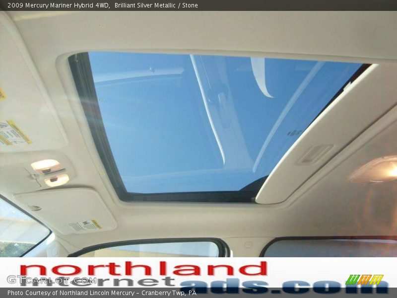 Brilliant Silver Metallic / Stone 2009 Mercury Mariner Hybrid 4WD