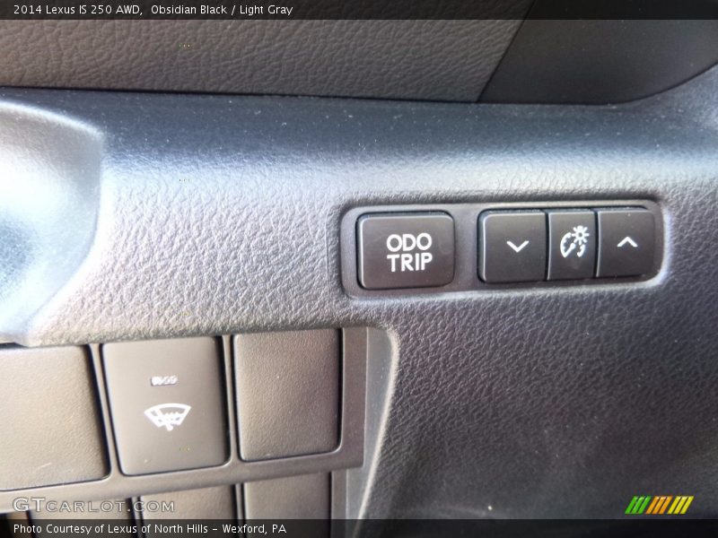 Obsidian Black / Light Gray 2014 Lexus IS 250 AWD
