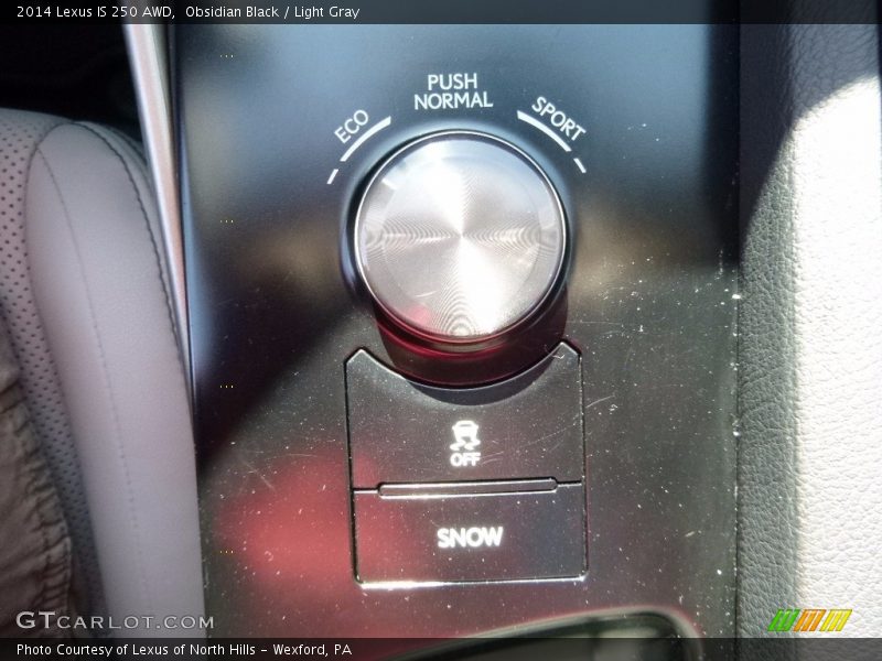 Obsidian Black / Light Gray 2014 Lexus IS 250 AWD