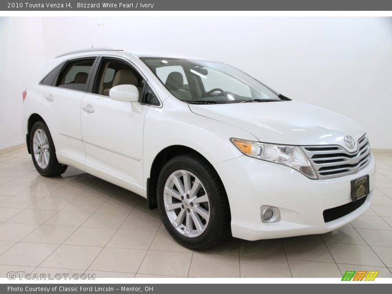 Blizzard White Pearl / Ivory 2010 Toyota Venza I4