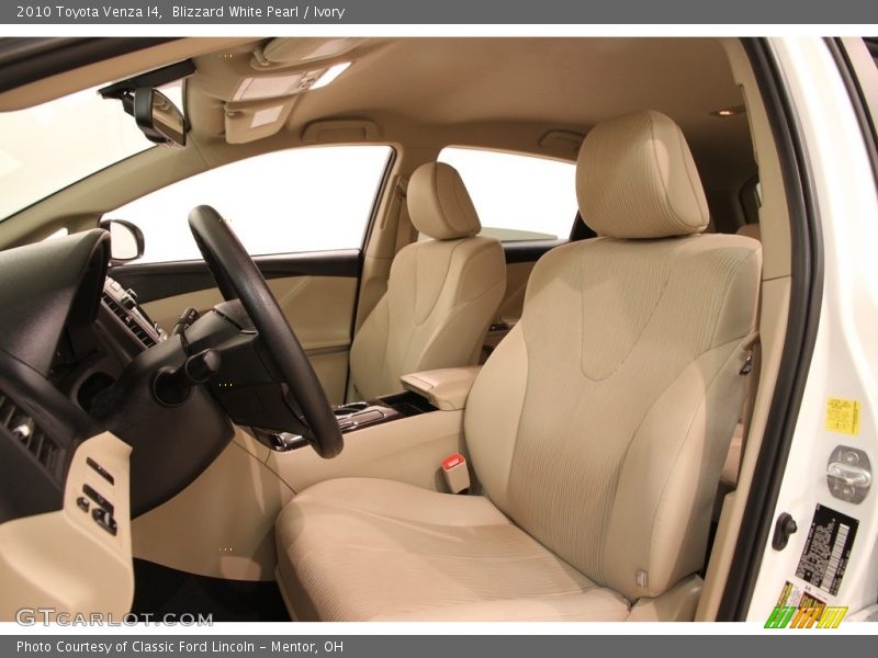 Blizzard White Pearl / Ivory 2010 Toyota Venza I4