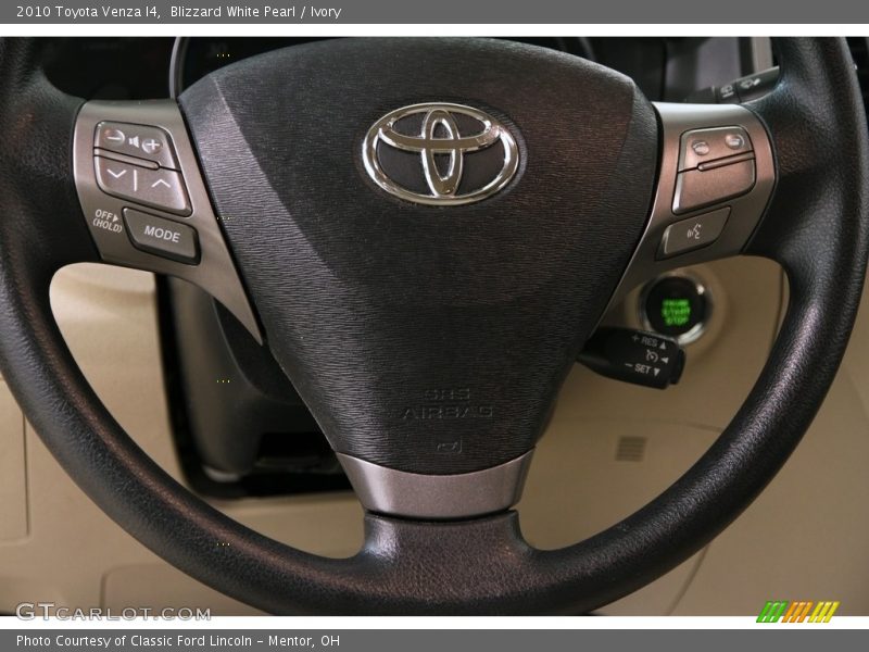 Blizzard White Pearl / Ivory 2010 Toyota Venza I4