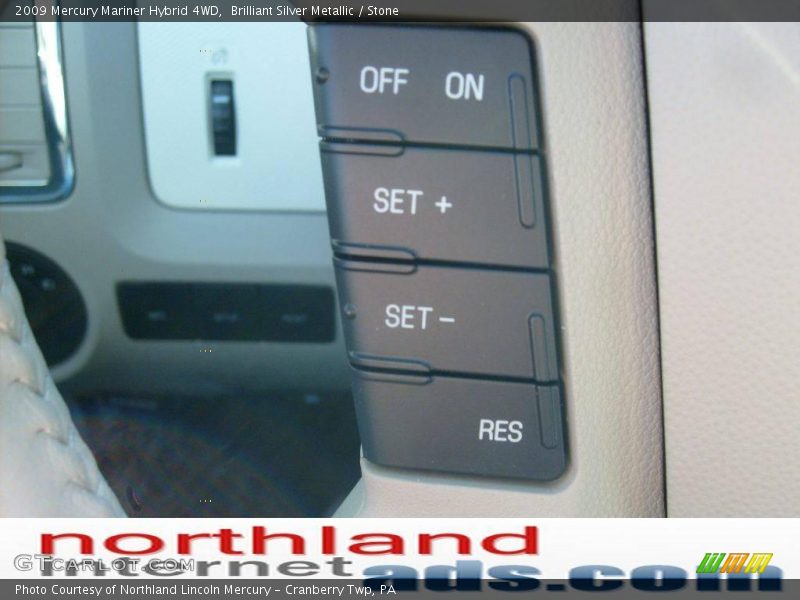 Brilliant Silver Metallic / Stone 2009 Mercury Mariner Hybrid 4WD