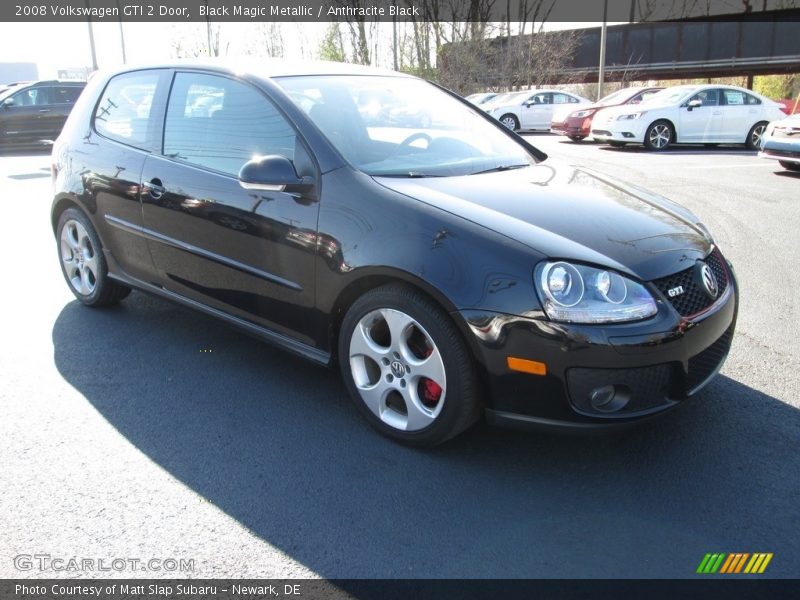 Black Magic Metallic / Anthracite Black 2008 Volkswagen GTI 2 Door