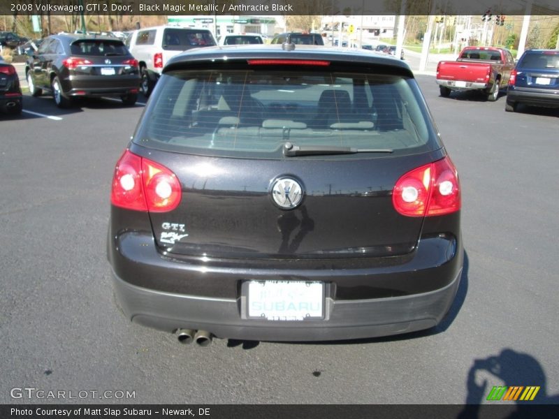 Black Magic Metallic / Anthracite Black 2008 Volkswagen GTI 2 Door