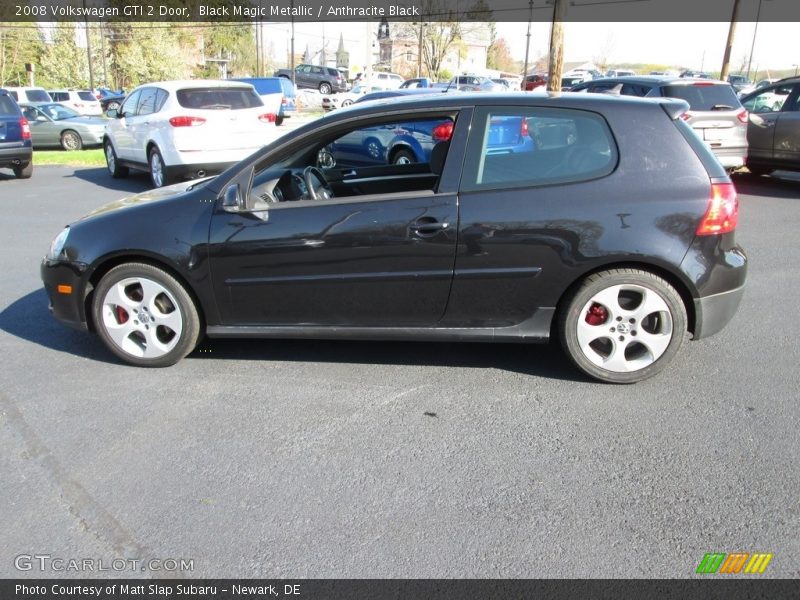 Black Magic Metallic / Anthracite Black 2008 Volkswagen GTI 2 Door