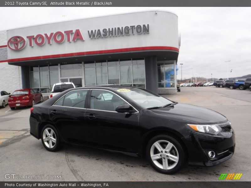 Attitude Black Metallic / Black/Ash 2012 Toyota Camry SE