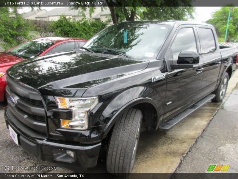 Shadow Black / Black 2016 Ford F150 Lariat SuperCrew