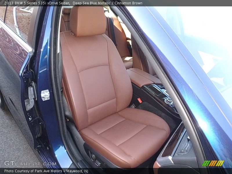 Deep Sea Blue Metallic / Cinnamon Brown 2013 BMW 5 Series 535i xDrive Sedan