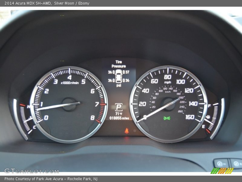 Silver Moon / Ebony 2014 Acura MDX SH-AWD