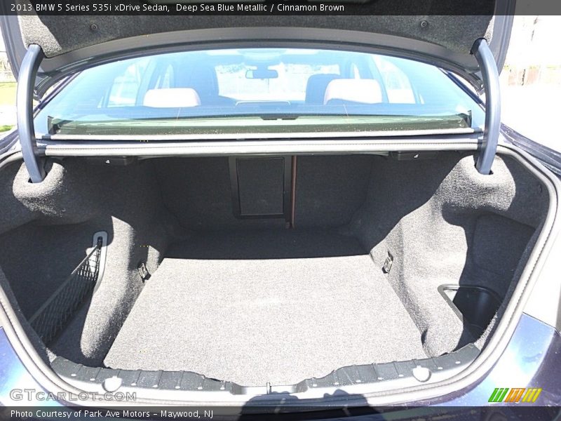 Deep Sea Blue Metallic / Cinnamon Brown 2013 BMW 5 Series 535i xDrive Sedan