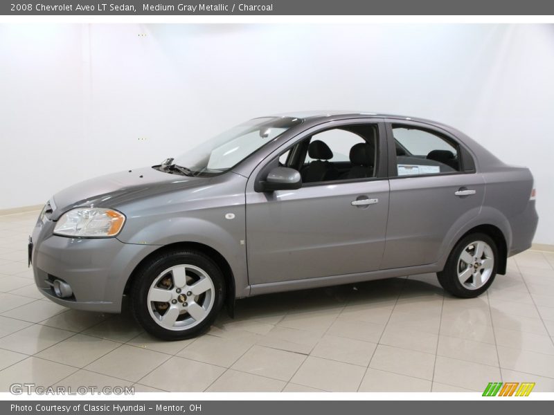 Medium Gray Metallic / Charcoal 2008 Chevrolet Aveo LT Sedan