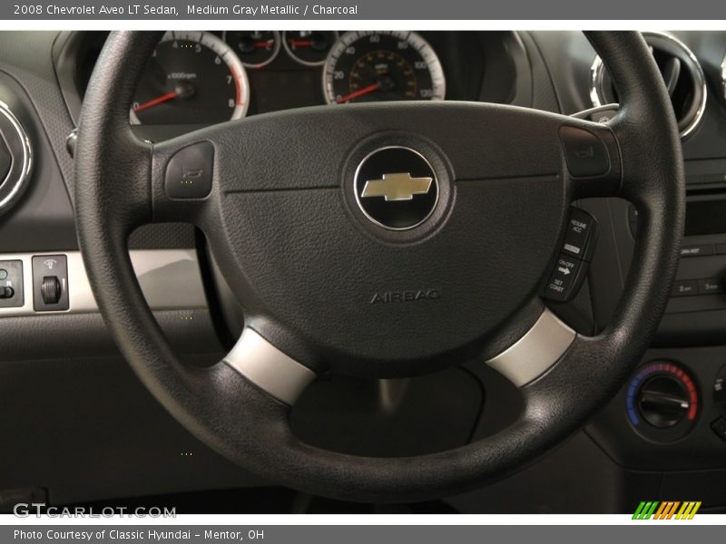 Medium Gray Metallic / Charcoal 2008 Chevrolet Aveo LT Sedan